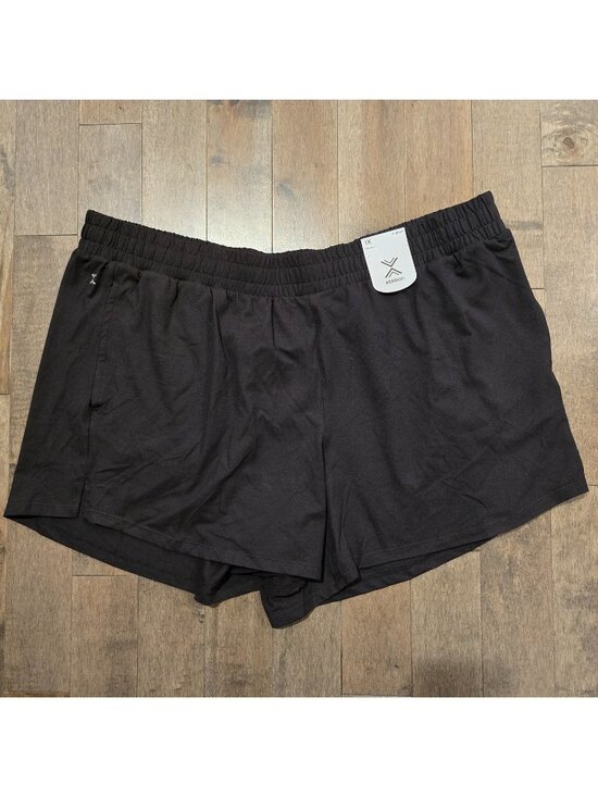 Xersion Pants - Xersion Womens Black Athletic Shorts 5" Mid-Rise 1x